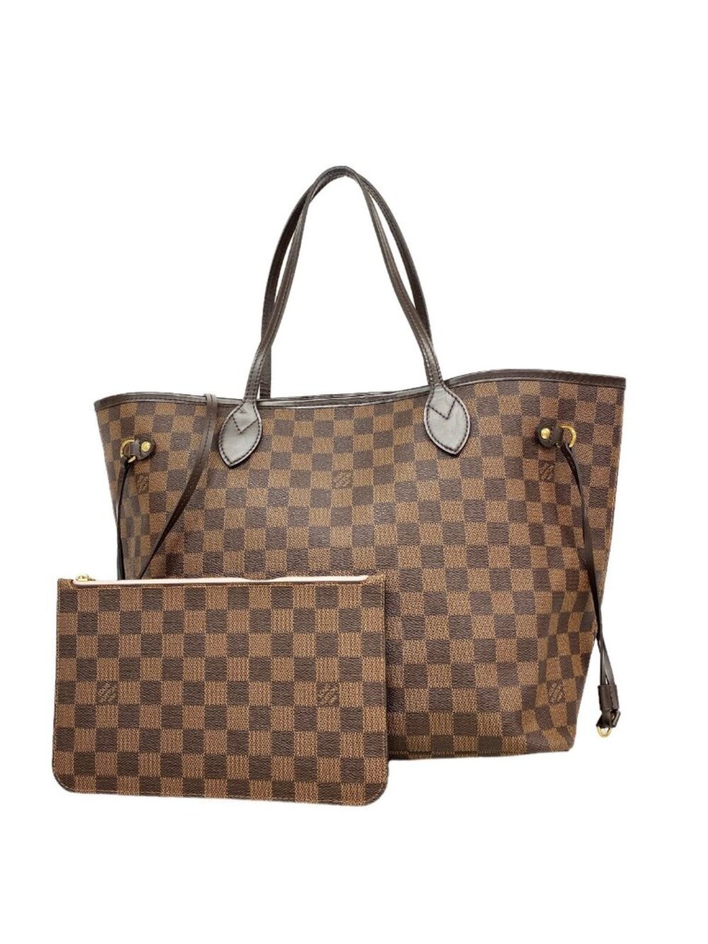 Louis Vuitton Tote Bag Damier Neverfull MM Rose Ballerine